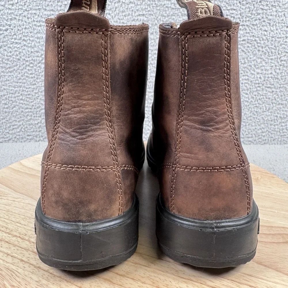 Blundstone 1930 Men Size 10 US 9 AU/UK Rustic Brown Leather Lace Up Ankle Boots